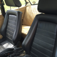 Before: the interior with the rear seat still inside.